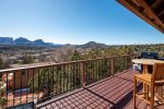 Circle Drive is elevated above Uptown with scenic views of Sedona and Snoopy Rock 